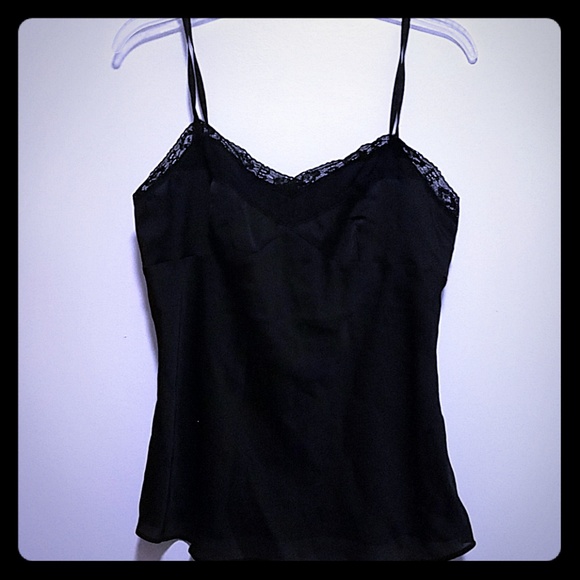 NWOT loft black tank top, size 6 - Picture 2 of 8